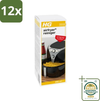 HG Airfryer Reiniger 250 ml - Voordeelverpakking - 12 stuks - Airfryer schoonmaken - Airfryer onderhoud