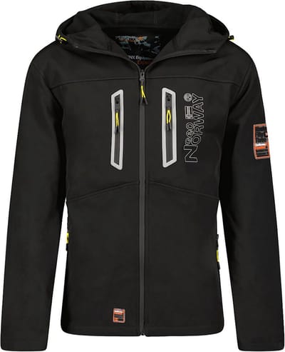 Geographical Norway Softshell Jas Heren Trevar Zwart - S
