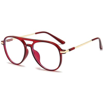 Vintage Dubbele Brug Leesbril voor Mannen Anti Blauw Licht Vierkant Montuur Presbyopie Bril 2.0