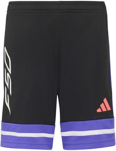 Adidas F50 SHO Y kinder voetbalshort zwart paars - Maat 148/152