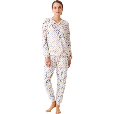 Lange mouwen pyjama JJBDP0200 vrouw