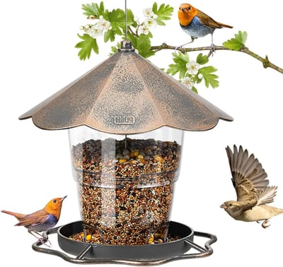 Hangende Vouwbare Vogelvoederdispenser - Weerbestendige Vogelhuis voor Tuin en Balkon, Perfect voor Vogels en Tuindecoratie