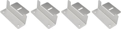 Zonnepaneel Bevestiging - Montagebeugel Set - Camper Boot Montage - Z-Vorm Stabiliteit - 4 Stuks - Aluminium
