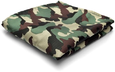 Pochet met Groen / Bruin Camouflage Motief