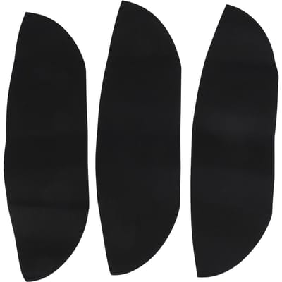 3 PIÈCES Doublure de Panier à Fleurs Tissu Feutre Remplacement de Doublure de Jardinière de Fenêtre pour Plante Suspendue Jardin de Fleurs Clôture Noir 24 inch black