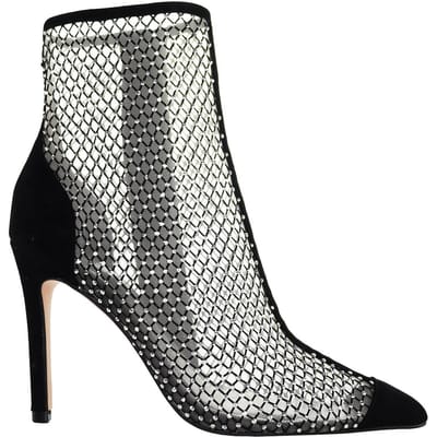 Ted Baker Junapah Crystal Mesh Dames Zwarte Laarzen