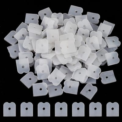 Store_7 - Siliconen Eindkappen - Flexibel en Comfortabel - Wit - Ondersteuning voor Shapewear - 100Pcs Siliconen Tips - Geschikt voor Corsetten