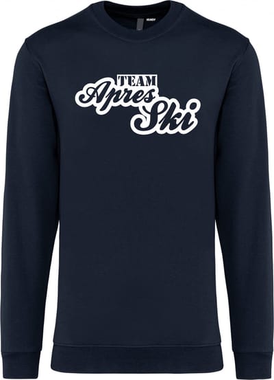 Sweater Team Apres Ski | Apres Ski Verkleedkleren | Ski Pully Heren | Foute Party Ski Trui | Navy | maat XS