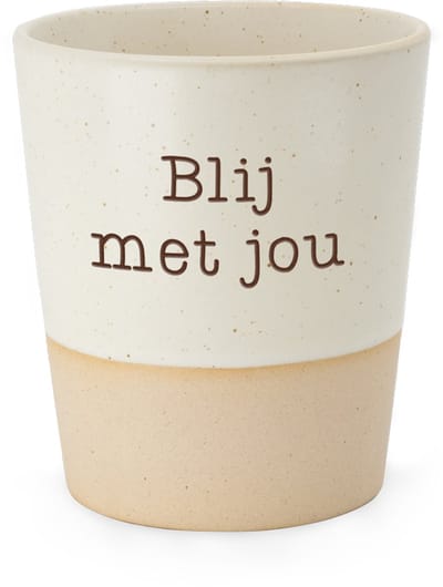 Special Ceramics - Beker - Blij met jou