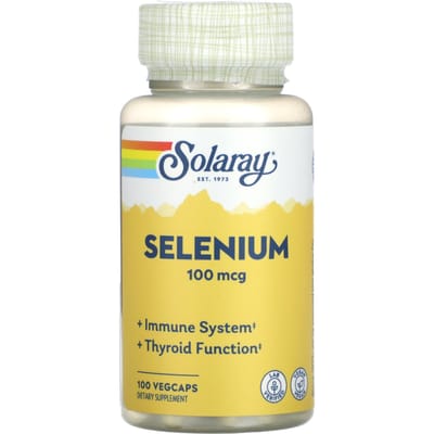 Selenium, 100 mcg, 100 vegetarische capsules