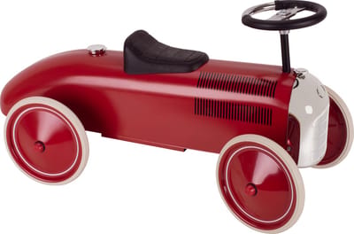 GOKI Loopauto - Rood - 73,5x35x40cm - Metaal en Kunststof - 1+