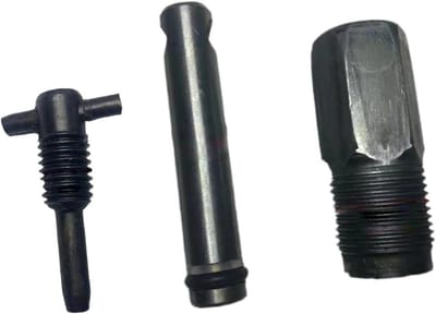 Hydraulische Oliepomp - Verticale Cilinder - Krik Onderhoud - Hoogwaardig Metaal - 50 mm Lengte - Zwart