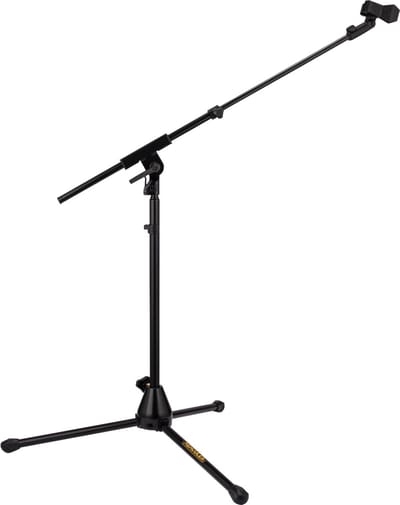 HERCULES Stands HCMS-520BPRO microfoonstandaard, PRO-serie 67,9 cm, telescopische arm, driepoot, drums, versterkers