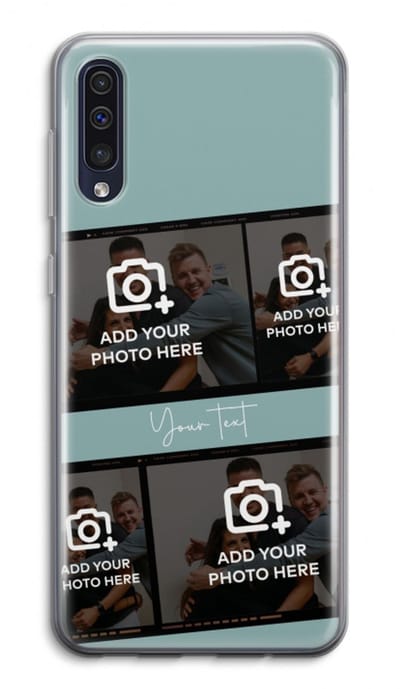 Gepersonaliseerd - Case Company® - Hoesje geschikt voor Samsung Galaxy A50 hoesje - Filmrol N°2 - Soft Cover Telefoonhoesje - Bescherming aan alle Kanten en Schermrand