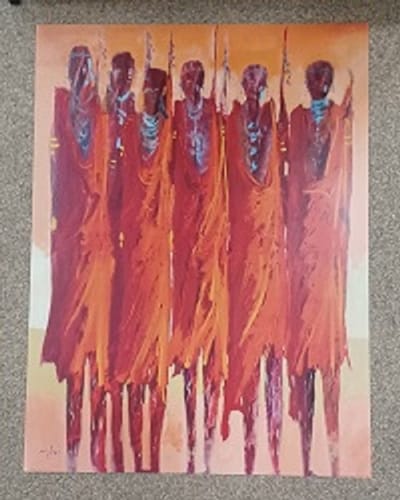 poster PGM Giorgio Melzi - Massai II 60 x 80 cm
