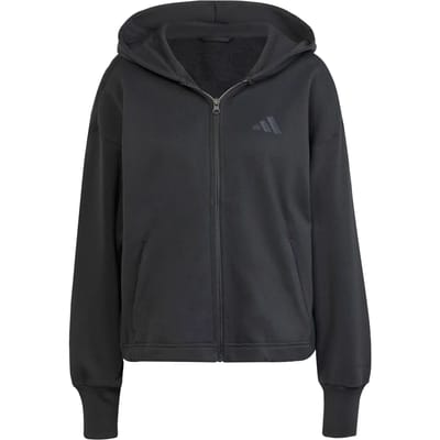 Adidas All Szn French Terry Loose Sweatshirt Met Rits Zwart M Vrouw