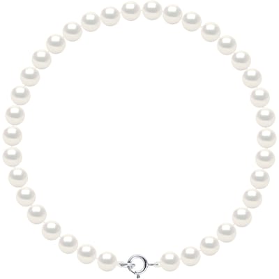 Armband Water Parels Sweet Ronde 5-6mm Wit Wit Goud 18 Karaat "HUWELIJK"