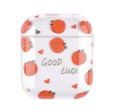 AirPods Case "Goodluck Apple" - Airpods hoesje - Airpods case - Beschermhoes voor AirPods 1/2