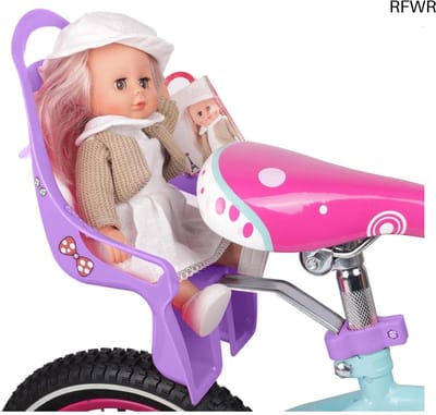 RFWR® Fietszitje voor poppen met DIY stickers en decoratie