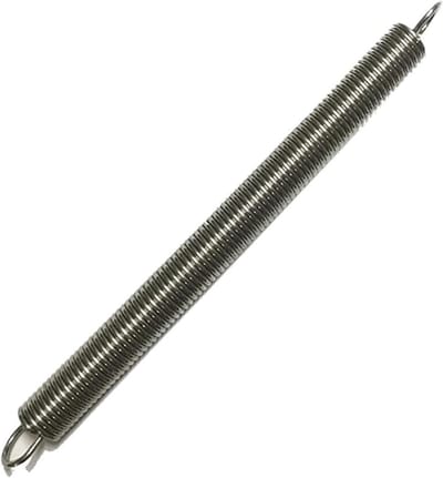 Trekveren met haken - Spanveren verlenging - Diverse toepassingen - Sterke betrouwbare grip - 10 stuks - Zilverkleurig