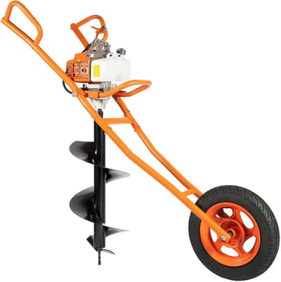 Krachtige 63CC Benzine Grondboor met 11 Inch Boor voor Bouwplaatsen, Tuinieren en Landbouwgebruik
