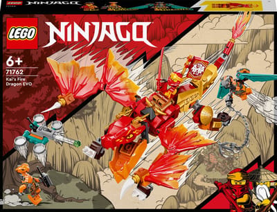 LEGO® NINJAGO® Kai's vuurdraak EVO 71762 bouwset met een ninjadraak, NINJAGO Kai en slangenfiguren; speelgoedset voor kinderen vanaf 6 jaar (204 onderdelen)