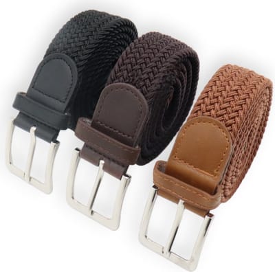 Safekeepers elastische riemen - Elastiek riem - stretch riemen - riem heren - riemen dames - 3 Stuks