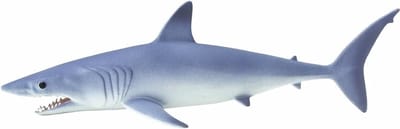 Safari LTD Speelgoed figuur - Makohaai - 14 cm - haai - educatief dierenspeelgoed - oceaan dieren