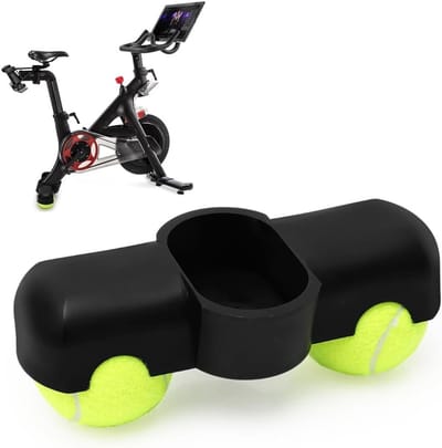 Rocker Plate Voeten voor Indoor Fietstrainer, Snap Rocker Adapter met 2 Antislip Tennisballen, Ideaal voor Intensieve Fietstraining en Zwift Workouts