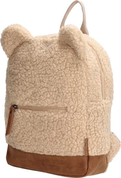 Beagles Navarra Teddy Rugzak Kinderrugzak - 3-6 Jaar - Kleuter Rugtas - Crème