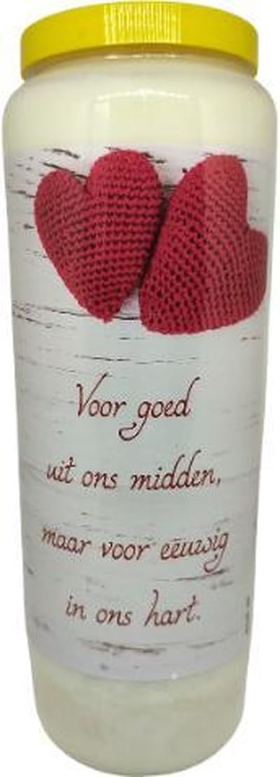 Voor goed uit ons midden - Noveenkaars - 9 dagen brander (5 stuks)