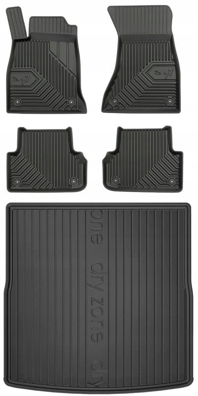 FROGUM Lijn 77 / DryZone Audi A4 Allroad B9 – Automatten & kofferbakmat – Perfecte pasvorm – Versterkte randen – Geurloos TPE