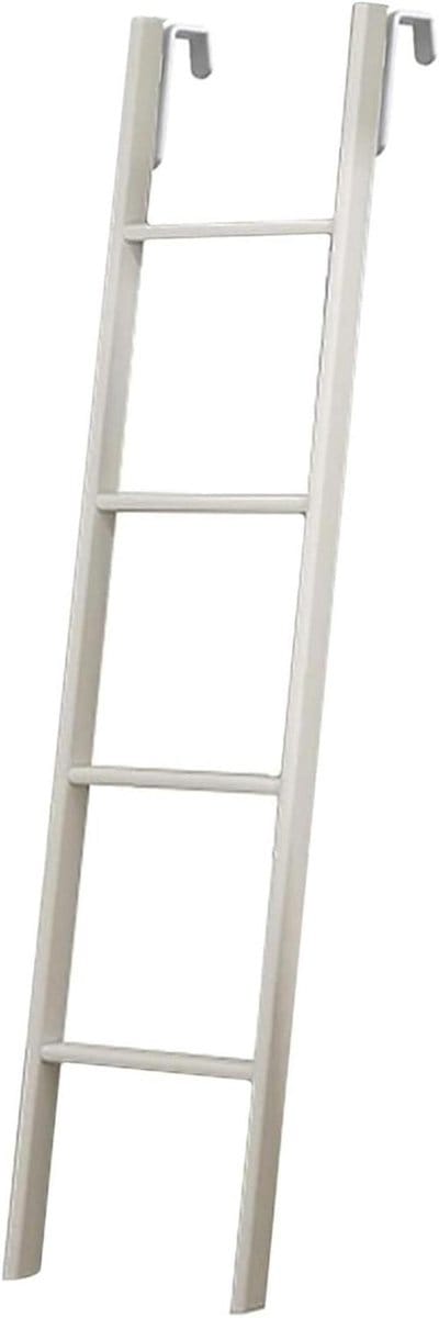 Stapelbedladder - Camperladder Hoogslaper - Veilig Klimmen - Brede Treden - 1.7 meter - Wit