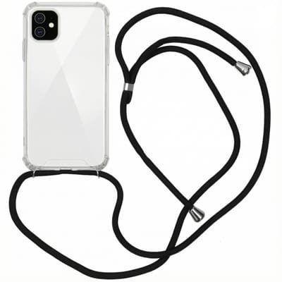 imoshion Hoesje - Geschikt voor Apple iPhone 11 - Backcover met koord - Zwart
