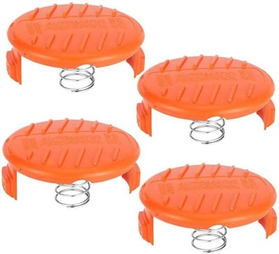 Bweele Spoeldoppen, veren reserveonderdelen accessoires compatibele vervangende spoeldoppen met veer voor AFS grastrimmer spoel ABS-materiaal sterk en duurzaam