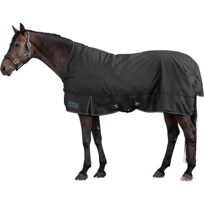 Waterdichte buitendeken voor paard met hoge kraag Waldhausen Nordic 200g