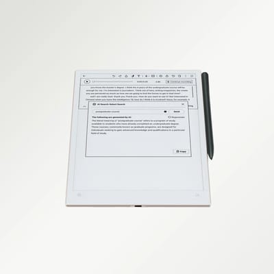 iFLYTEK - AINOTE 2 - Smart E ink Tablet 10.65" - Ultradun Digitaal Notitieboek voor Professionals - AI Transcriptie - Vertaling & Vergaderingsoverzicht - <20 ms Schrijflatentie - 7-Daagse Batterij