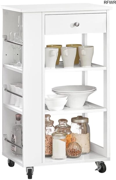 RFWR® Keukenwagen met lade en opbergruimte 50x86x37 cm