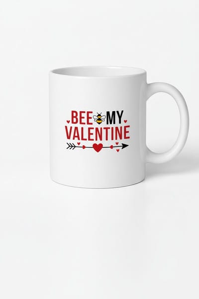 Valentijn Mok Bee My Valentine | Bij Design | Romantisch Cadeau