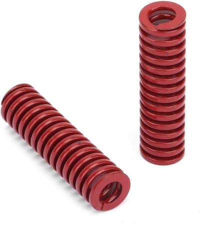 2 stuks compressiespringen 10mm OD 5mm ID voor mallen - Spiralen voor diverse toepassingen en projecten