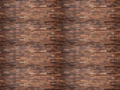 Vinyl zelfklevende wandbekleding op rol per meter - Muursticker voor hoofdbord - VINTAGE BRUIN HOUT - 120x160cm