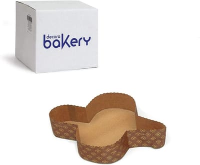 Bakvormen Pakket - 100 Vormen - Paas Gebak - Natuurlijk Materiaal - 1000g - Bruin