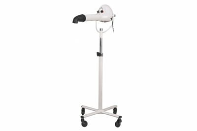 Waterblazer Staande Föhn - Aeolus Wit 1800 Watt - Op Voet met Tuit - Hondenföhn Trimsalon - Voor Hond & Puppy - Stille luchtstroom - 360 graden draaibare mondstuk - Warmte instelbaar 25-75 graden