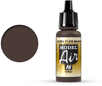 Vallejo Hobbyverf Acrylverf - 71036 Model Air Mahagony - Acryl Verf flesje - 17 ml