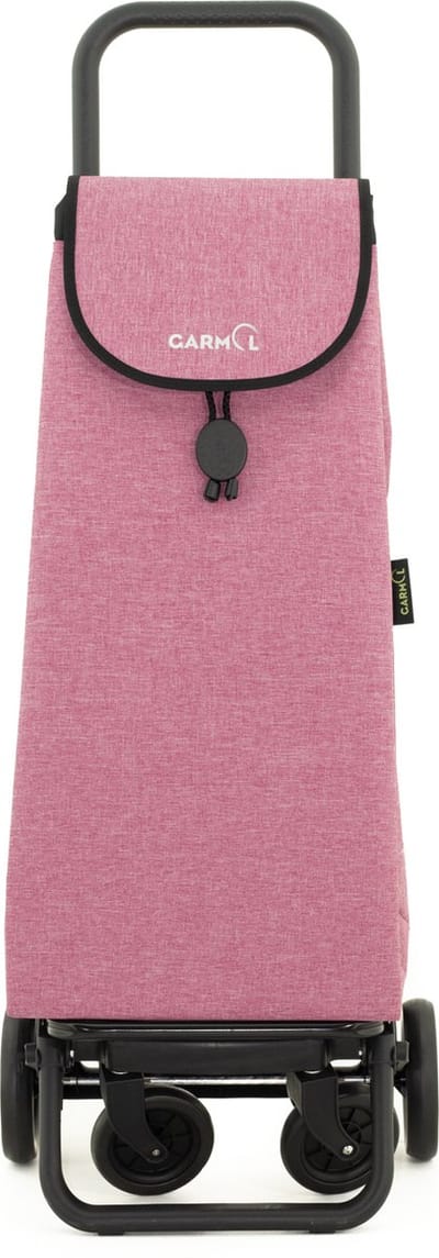 Garmol Boodschappentrolley G360 Jasp - 4 Wielen - Roterende Voorwielen - fucsia
