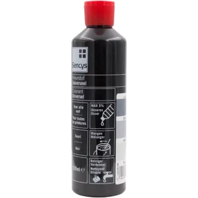 Sencys Universele Kleurstof Zwart 250ml