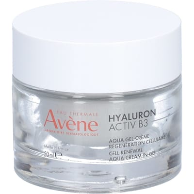 Avène Hyaluron Activ B3 Celvernieuwende Aqua gel-crème anti-aging | Hyaluronzuur & Niacinamide 50 Crème