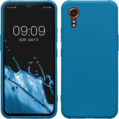 kwmobile telefoonhoesje geschikt voor Samsung Galaxy Xcover7 - Hoesje voor smartphone - Back cover in Caribisch blauw