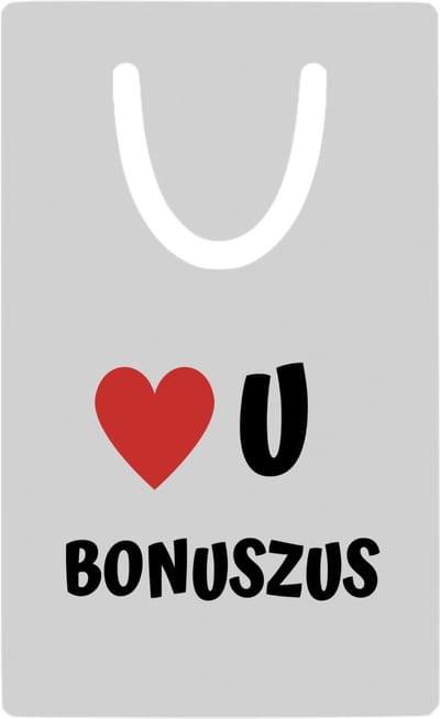 Hacebo® - love u bonuszus metalen boekenlegger - Zus - de liefste zus - verjaardag - cadeautje voor zus - zus artikelen - kado - geschenk Bladwijzer boekenleggers - 7.6 cm x 5cm
