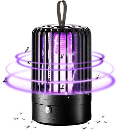 Effectieve Elektrische Insectenbestrijdingslamp met UV Licht, Muggentrap en Vliegval voor Binnen en Buiten, Ideaal voor Slaapkamer, Terras en Tuin